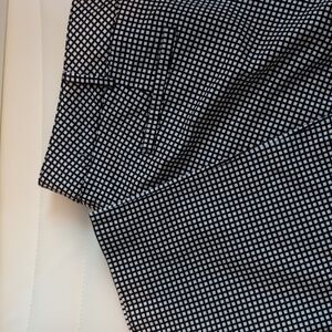 Black and White Checkered Womens Pants